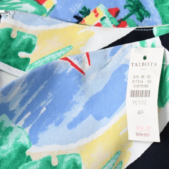 Talbots Petites Multicolored Skirt NWT - Picture 4 of 4